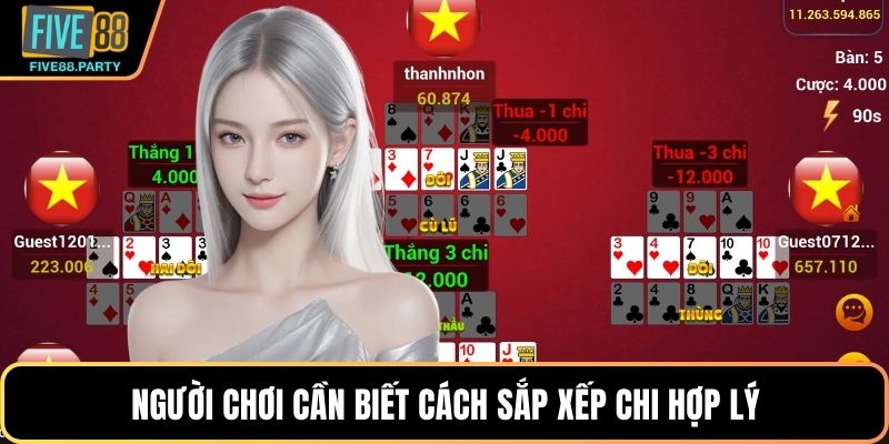 Bài Mậu Binh Five88– Luật Chơi, Tư Duy Xếp Bài Và Mẹo Thắng Nhanh Người chơi cần biết cách sắp xếp chi hợp lý